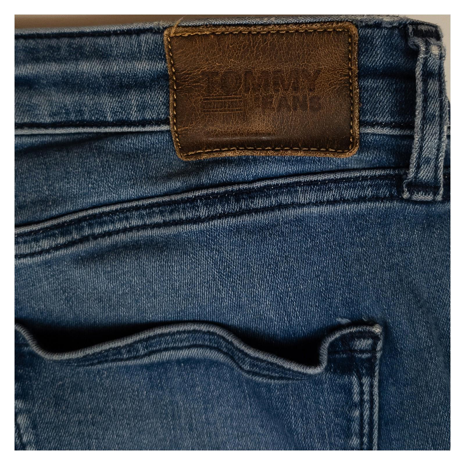 Tommy Jeans Nora Mid Rise Skinny Jeans W28 L30 Blue Stretch Denim Women's Pants by Tommy Hilfiger – | RewearableUK