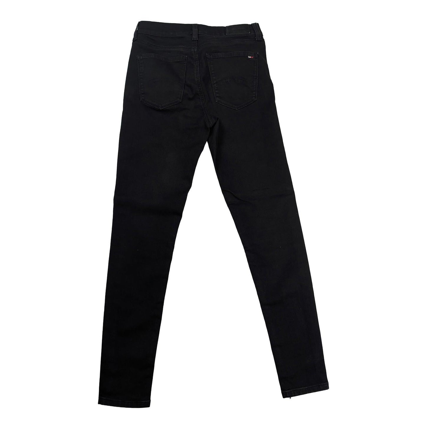 Tommy Jeans Nora Skinny Jeans Size W27 L30 Black Mid Rise Stretch Denim Womens by Tommy Hilfiger – | RewearableUK
