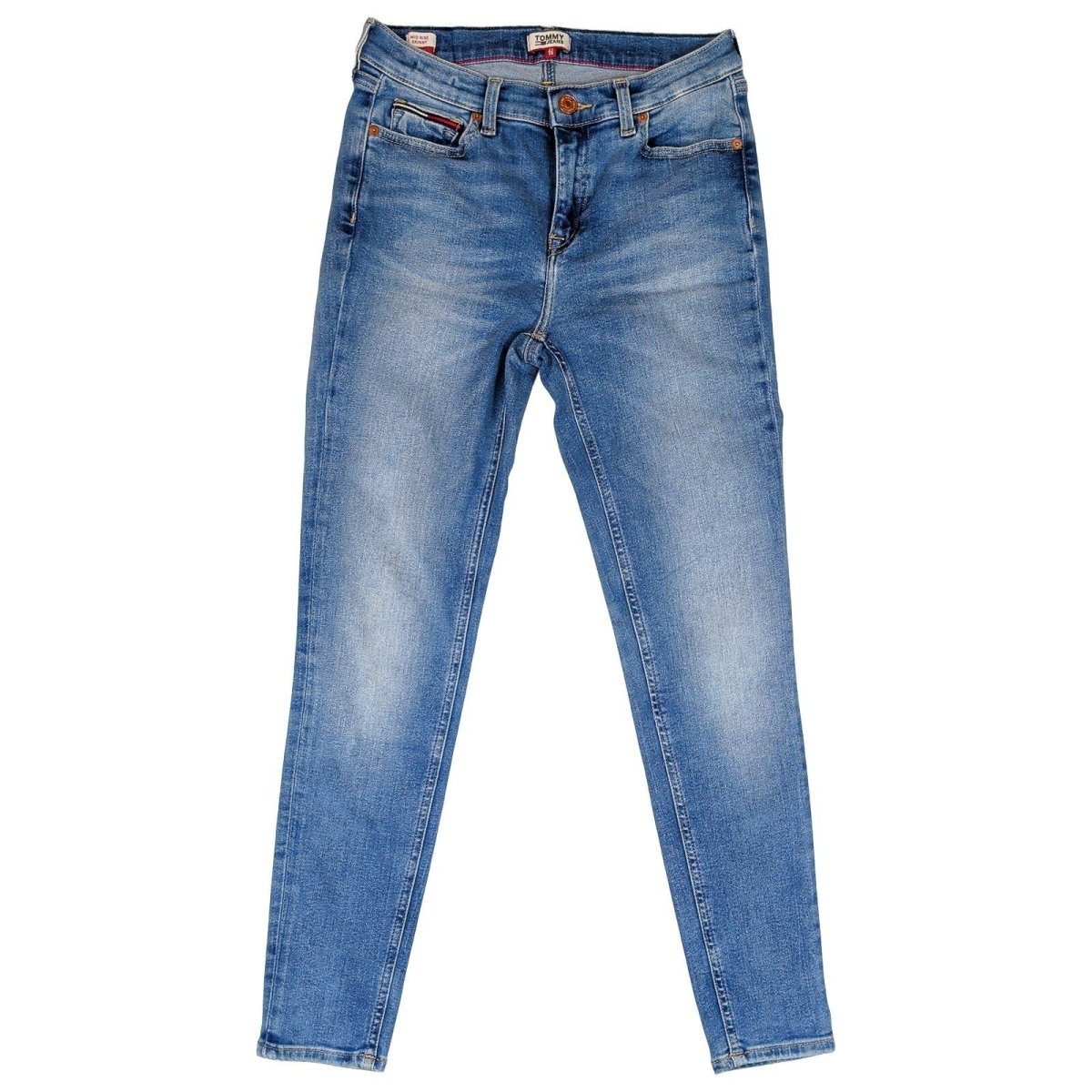 Tommy Jeans Nora Skinny Jeans W27 L28 Blue Mid Rise Stretch Denim – product photo 1 | RewearableUK
