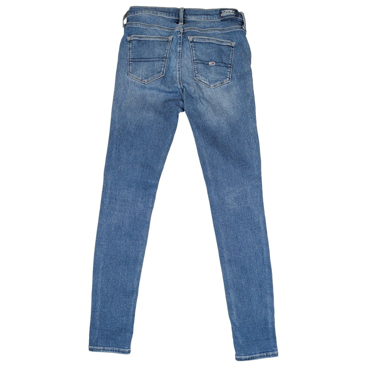 Tommy Jeans Nora Women's Blue Skinny Jeans W29 L32 Mid Rise Distressed Denim – product photo 2 | RewearableUK