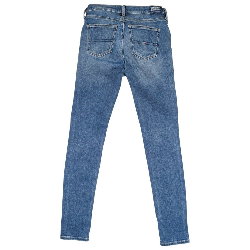 Tommy Jeans Nora Women's Blue Skinny Jeans W29 L32 Mid Rise Distressed Denim – product photo 2 | RewearableUK
