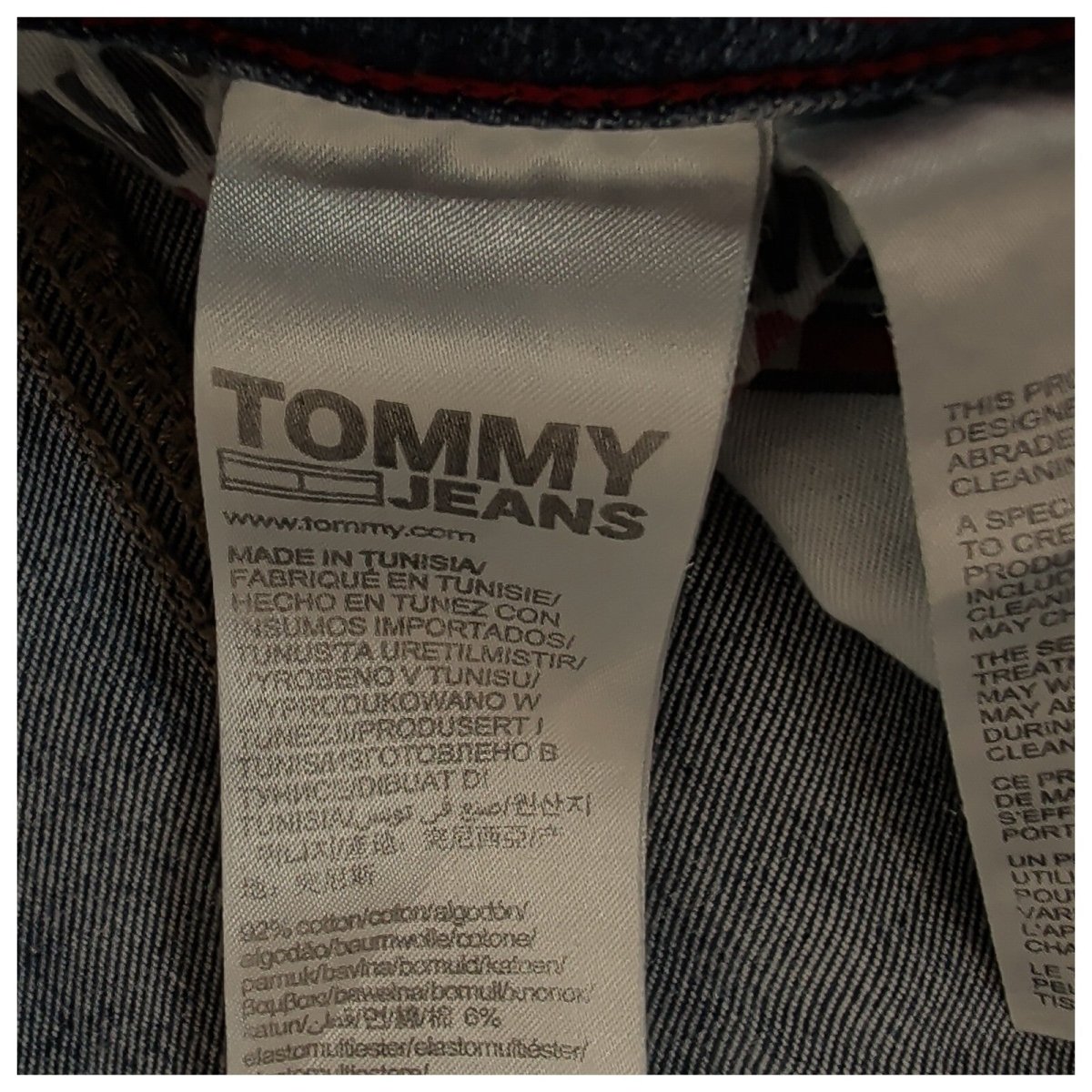 Tommy Jeans Nora Women's Blue Skinny Jeans W29 L32 Mid Rise Distressed Denim – product photo 8 | RewearableUK