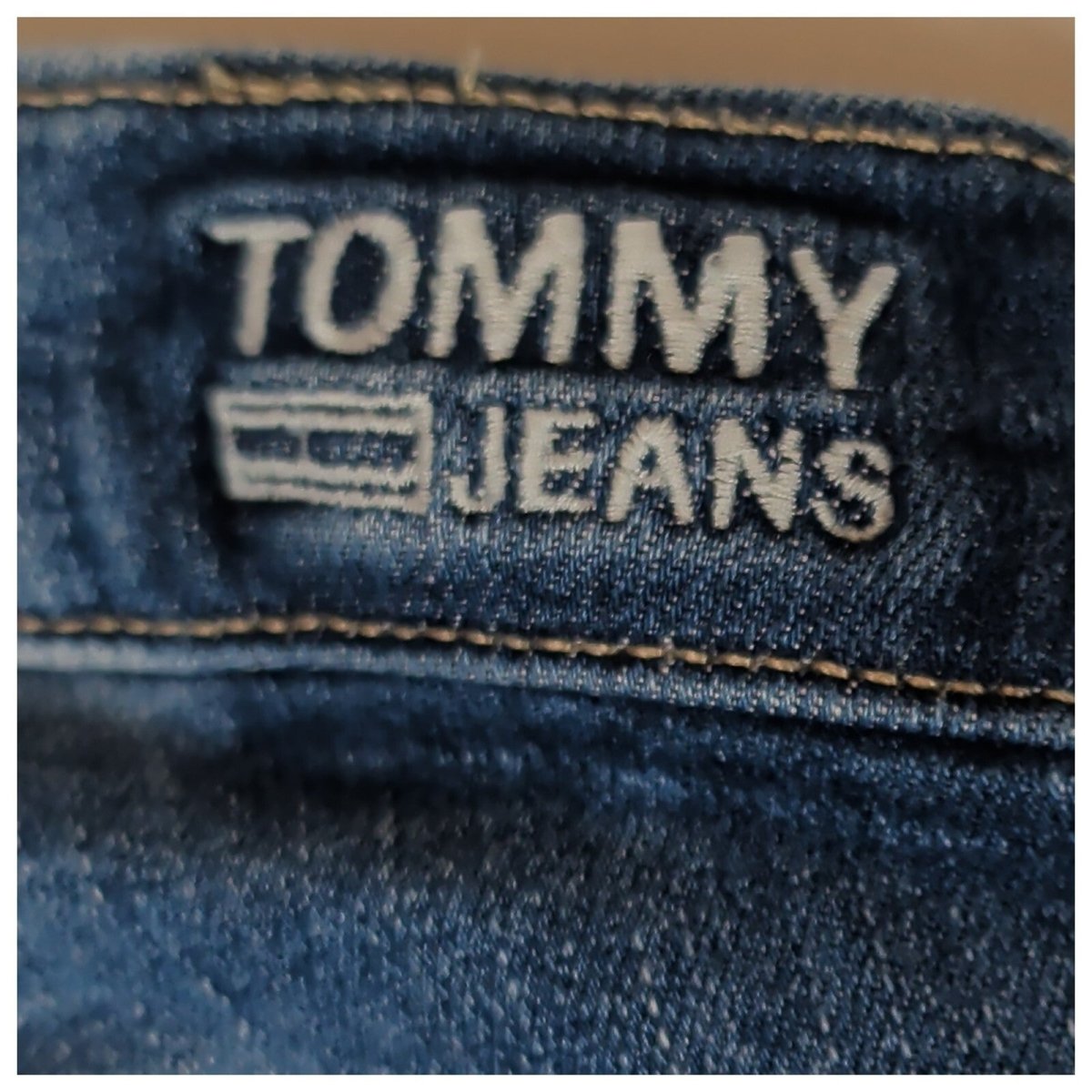 Tommy Jeans Nora Women's Blue Skinny Jeans W29 L32 Mid Rise Distressed Denim – product photo 5 | RewearableUK