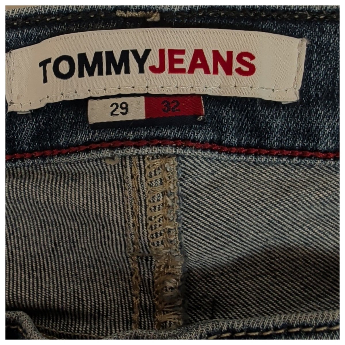 Tommy Jeans Nora Women's Blue Skinny Jeans W29 L32 Mid Rise Distressed Denim – product photo 6 | RewearableUK