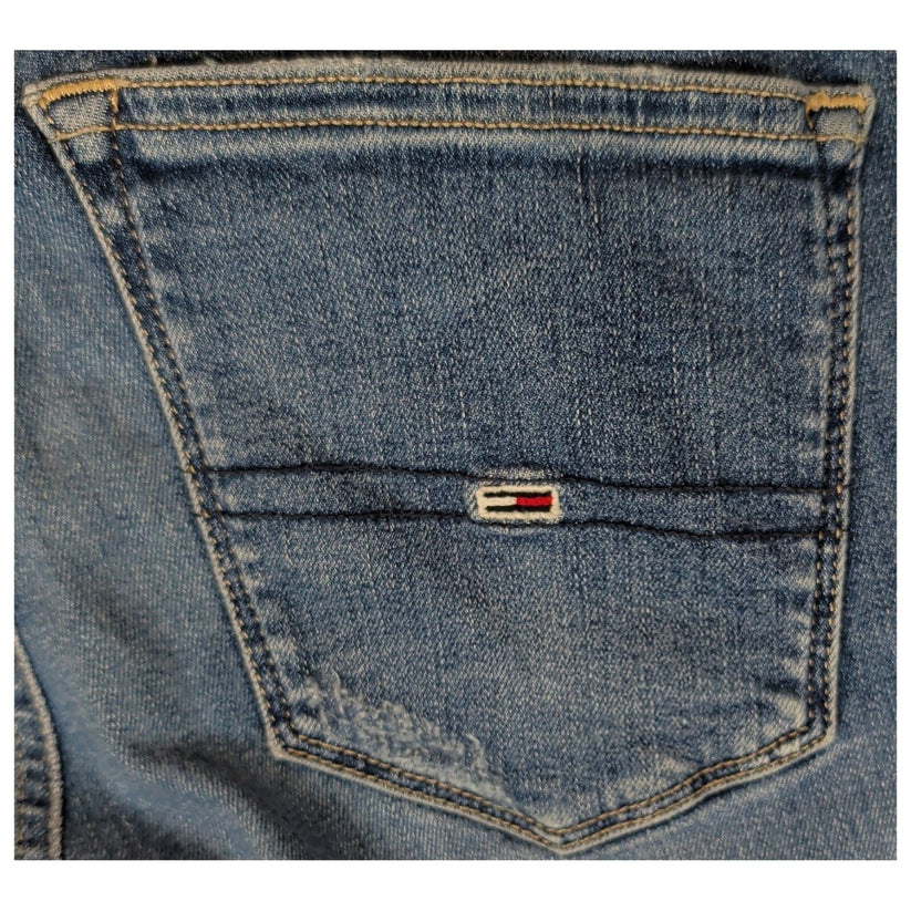 Tommy Jeans Nora Women's Blue Skinny Jeans W29 L32 Mid Rise Distressed Denim – product photo 4 | RewearableUK
