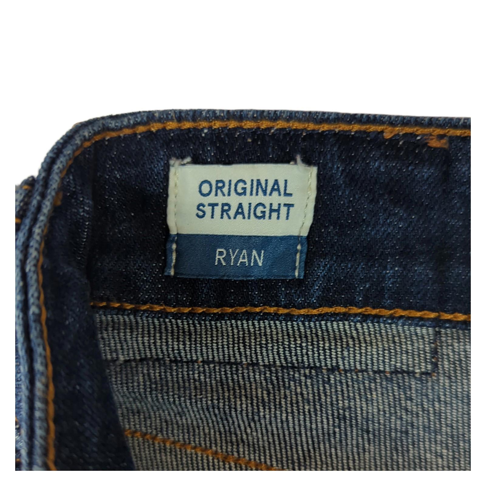 Tommy Hilfiger Tommy Jeans Ryan Jeans W34 L34 Original Straight Fit Blue Washed Classic Denim JEANS RewearableUK
