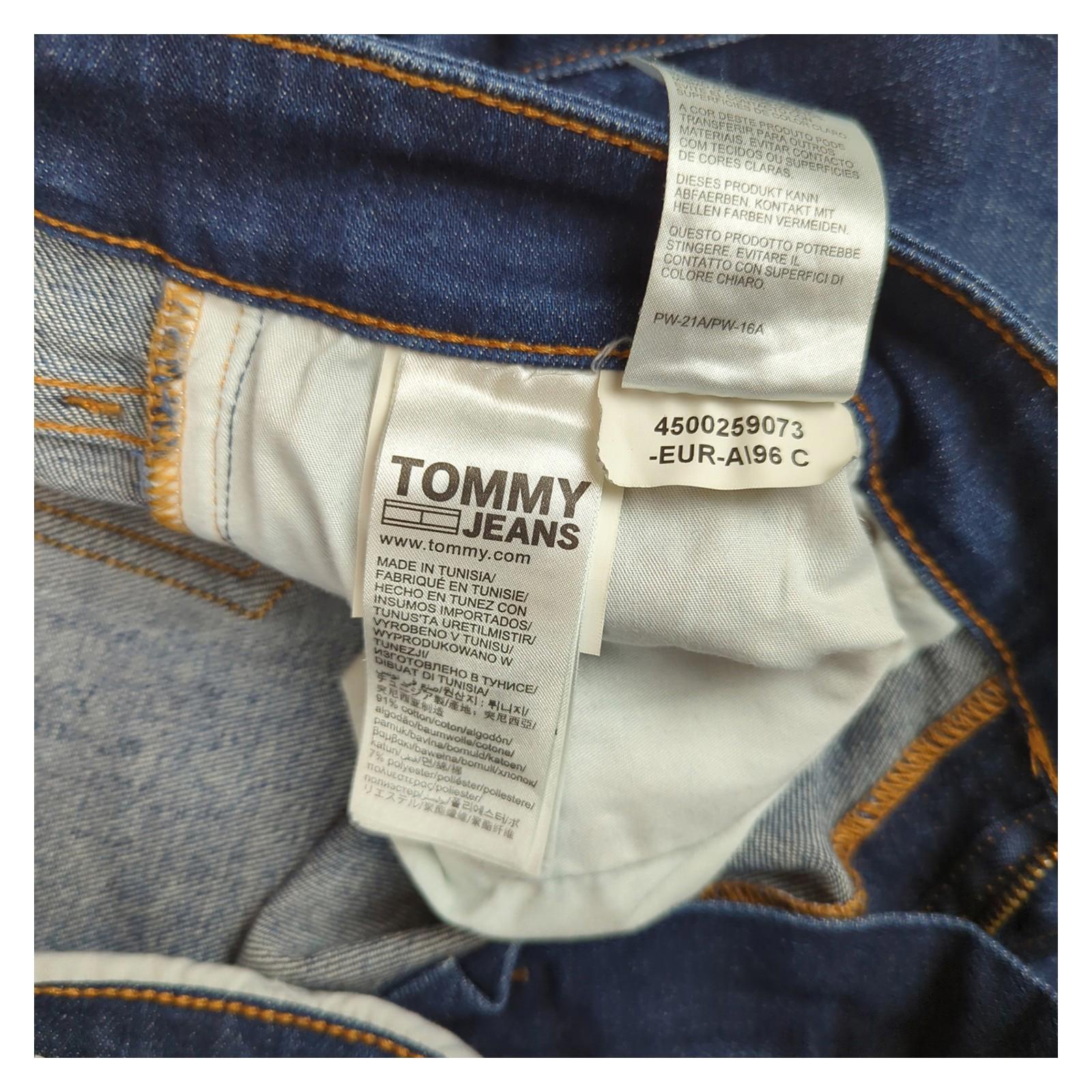 Tommy Hilfiger Tommy Jeans Ryan Jeans W34 L34 Original Straight Fit Blue Washed Classic Denim JEANS RewearableUK