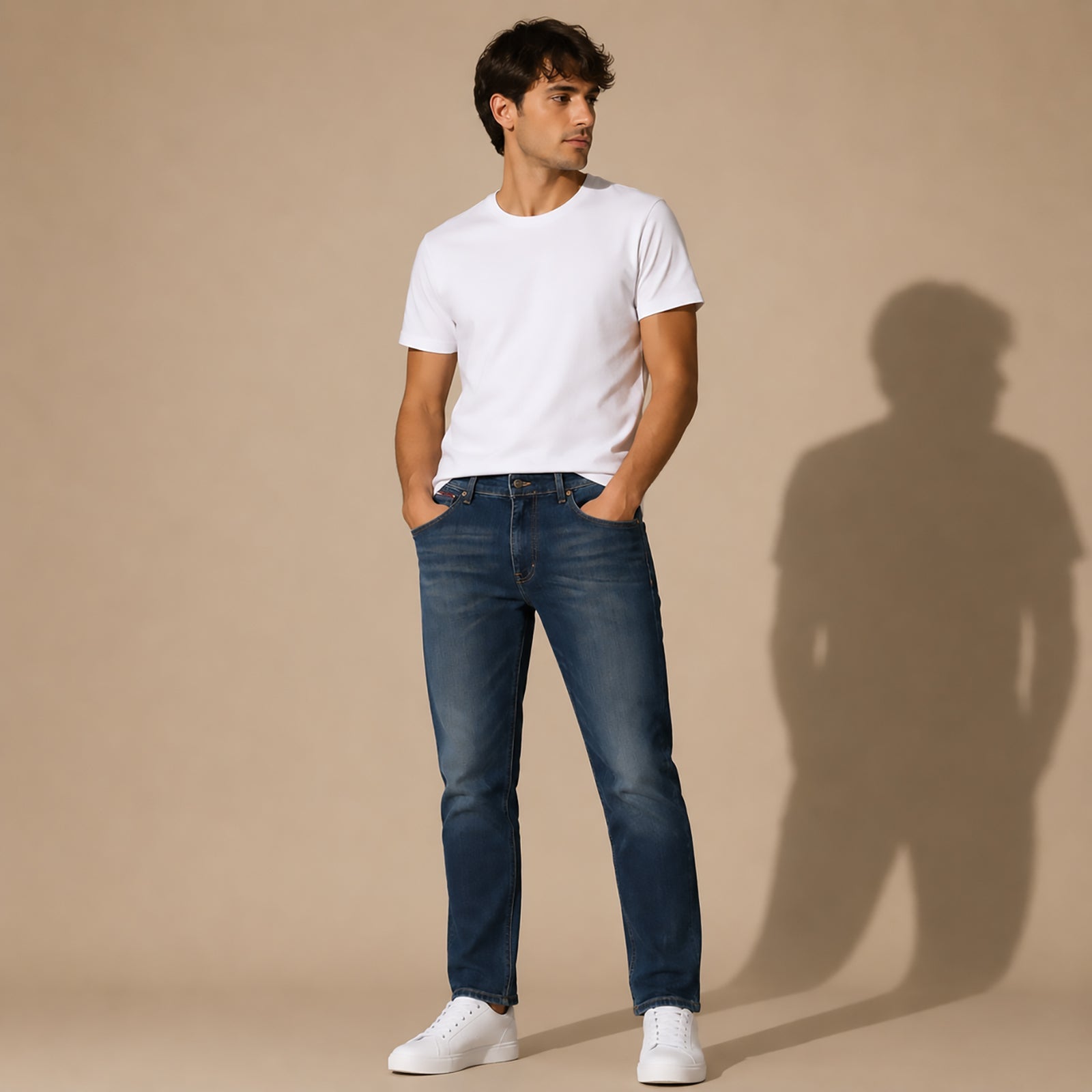 Tommy Jeans Simon Skinny Jeans W32 L32 Dark Blue Mens by Tommy Hilfiger – JEANS | RewearableUK