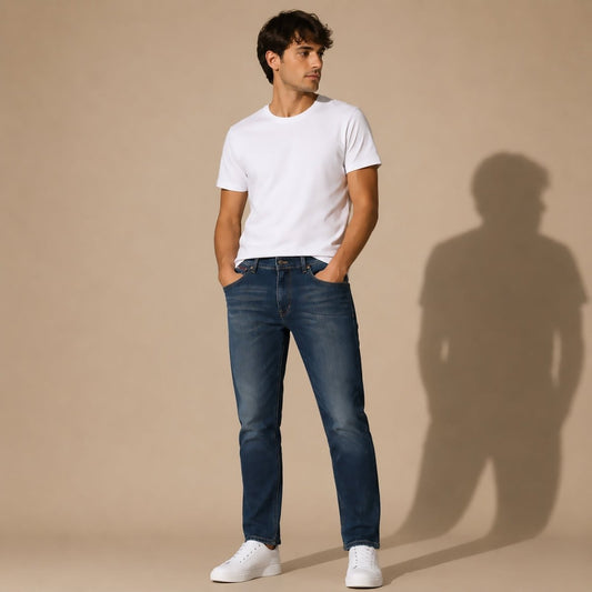 Tommy Jeans Simon Skinny Jeans W32 L32 Dark Blue Mens by Tommy Hilfiger – JEANS | RewearableUK