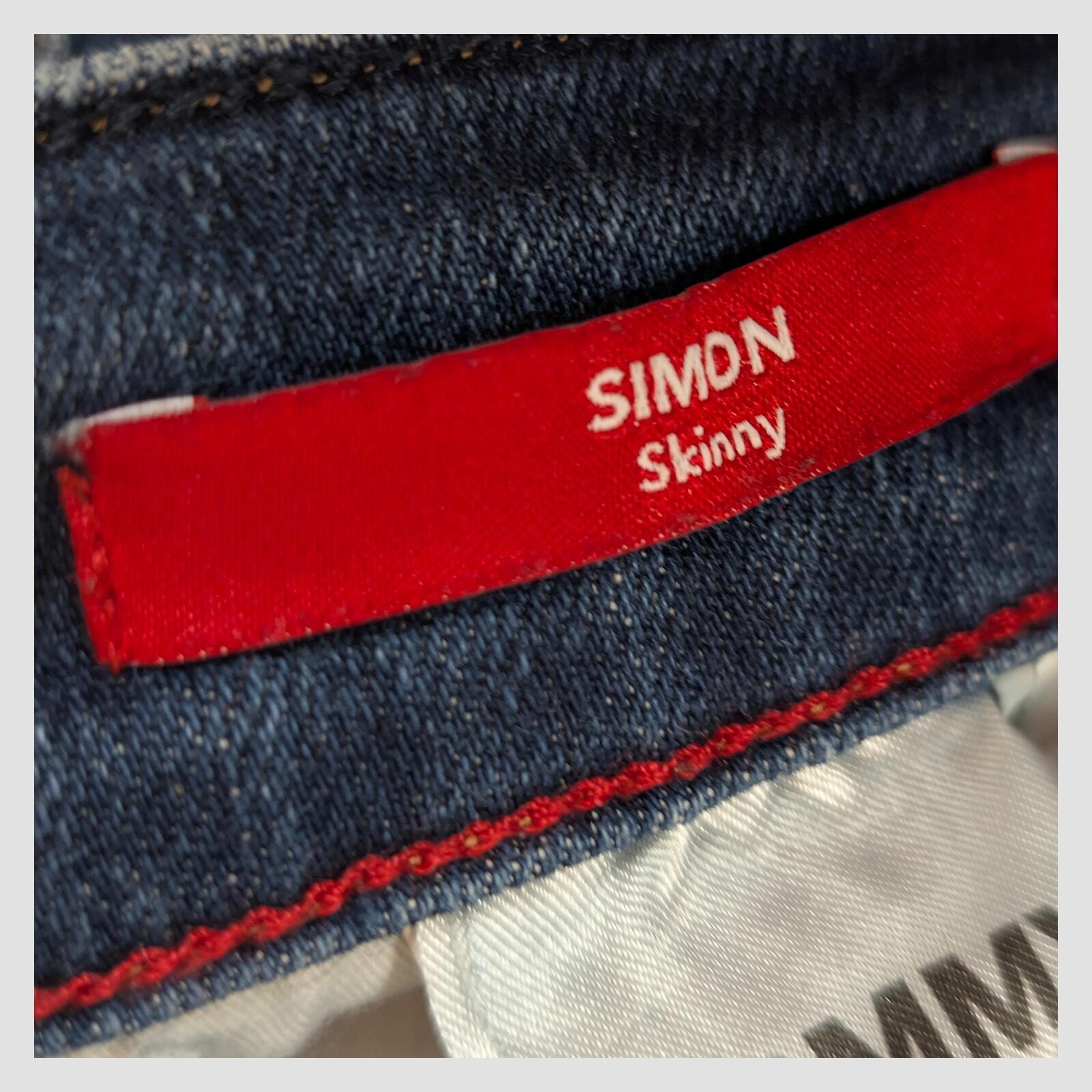 tommy jeans simon skinny mens dark blue wash denim trousers size w 32 l 32 by Tommy Hilfiger – | RewearableUK