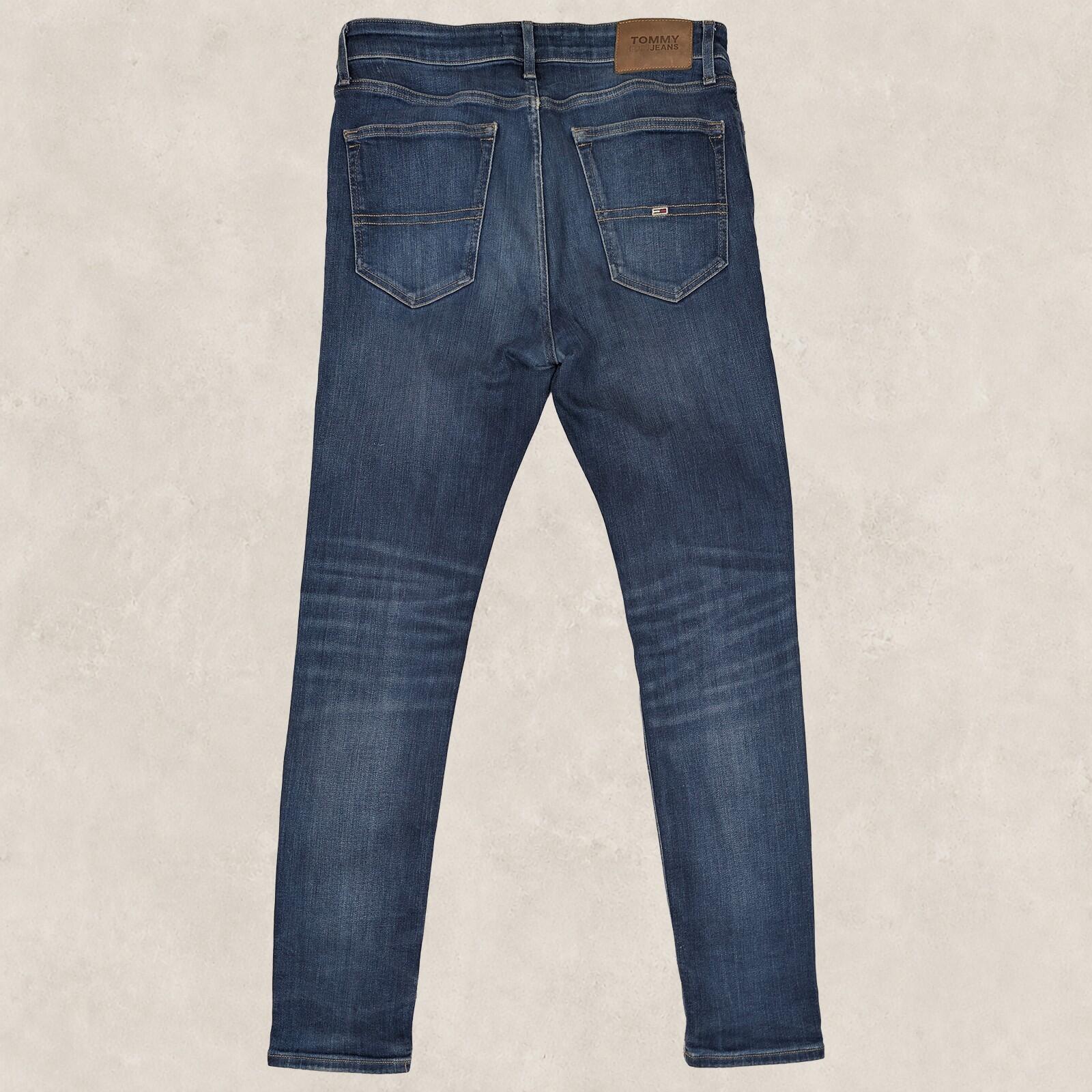 tommy jeans simon skinny mens dark blue wash denim trousers size w 32 l 32 by Tommy Hilfiger – | RewearableUK