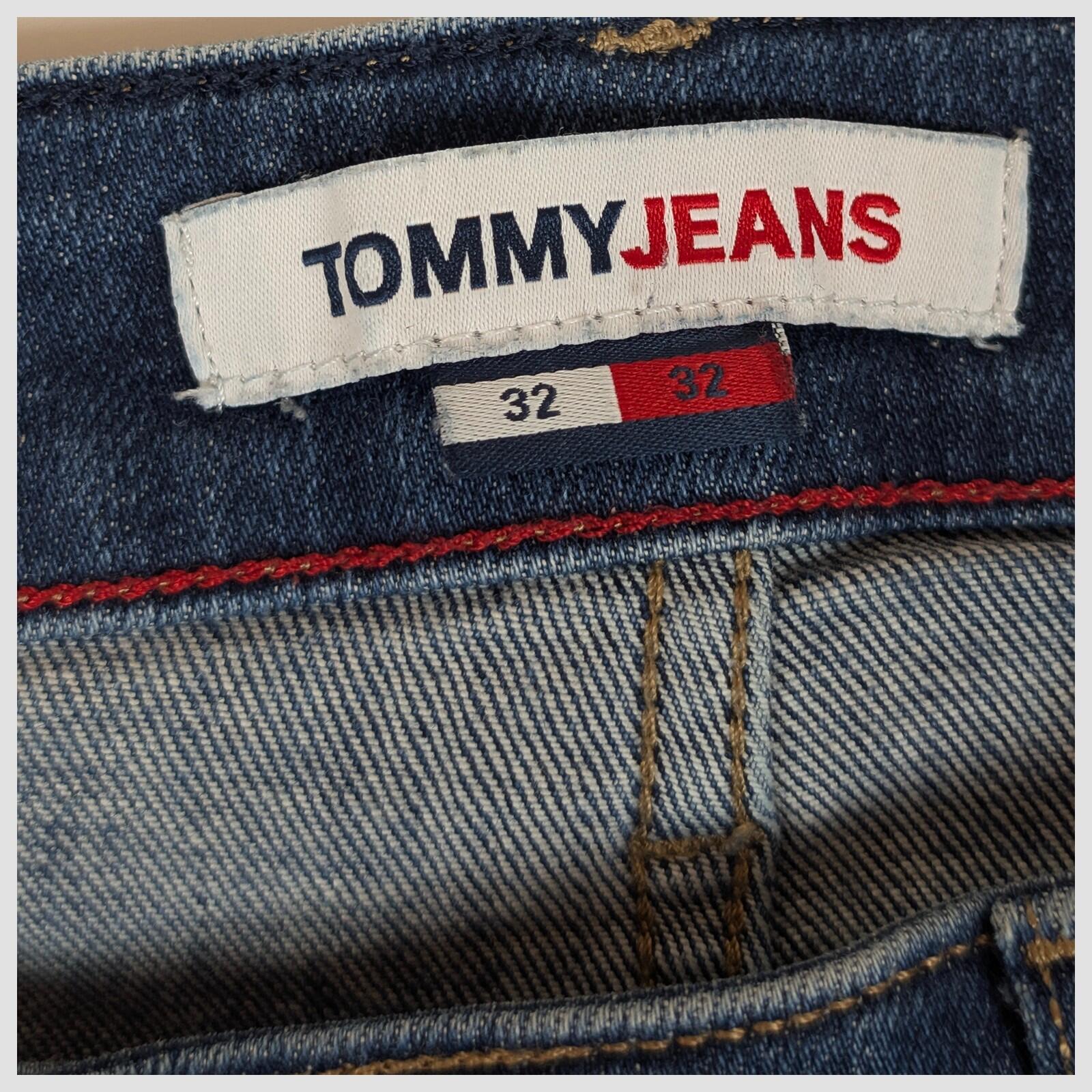 tommy jeans simon skinny mens dark blue wash denim trousers size w 32 l 32 by Tommy Hilfiger – | RewearableUK