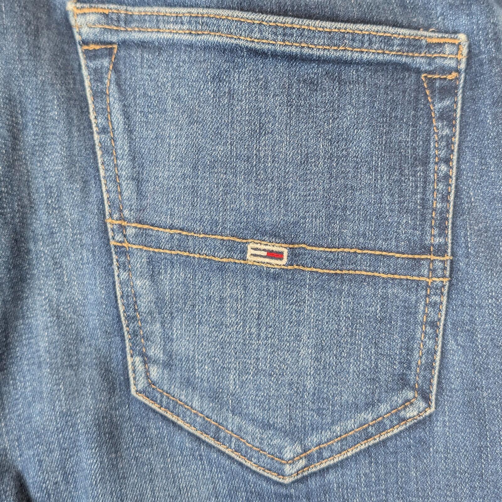 tommy jeans simon skinny mens dark blue wash denim trousers size w 32 l 32 by Tommy Hilfiger – | RewearableUK
