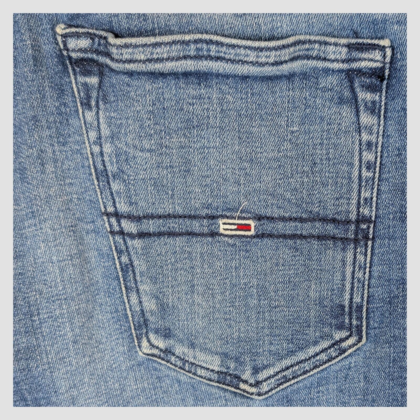 tommy jeans simon skinny mens denim trousers blue wash size w 30 l 30 pants by Tommy Hilfiger – | RewearableUK