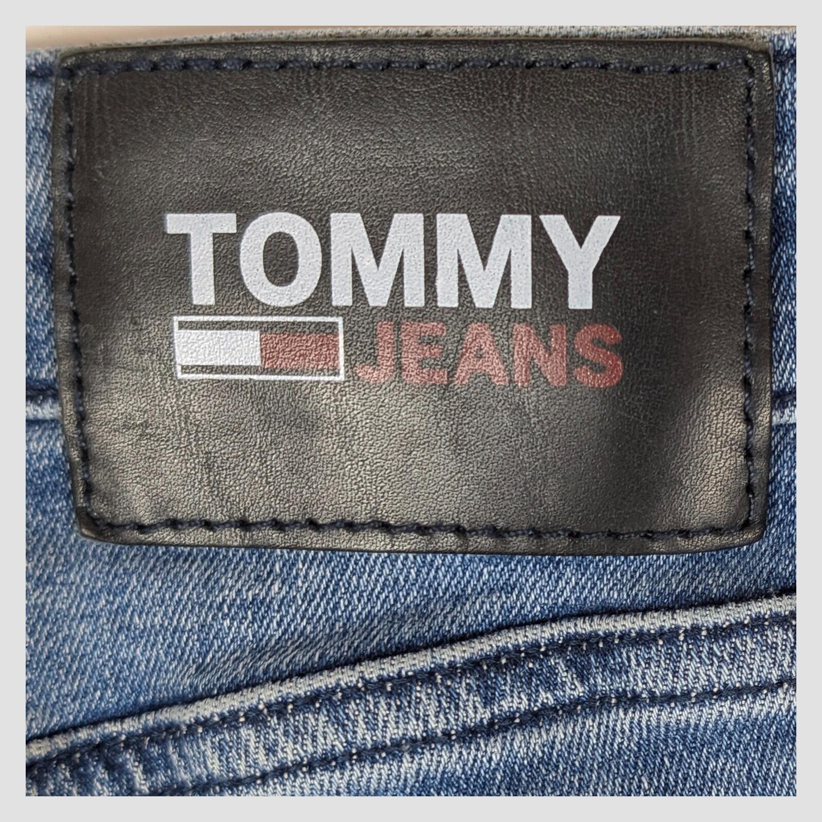 tommy jeans simon skinny mens denim trousers blue wash size w 30 l 30 pants by Tommy Hilfiger – | RewearableUK
