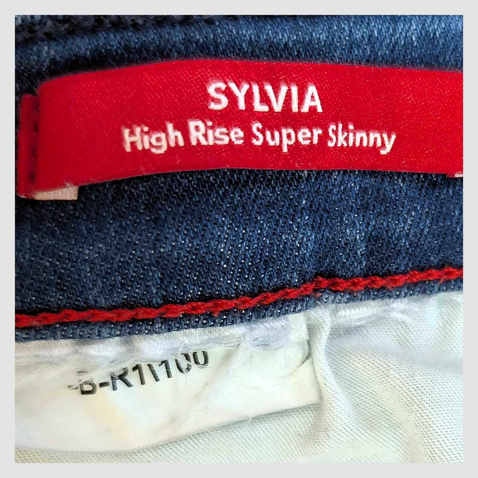 tommy jeans sylvia high rise super skinny womens denim jeans blue w 32 l 32 by Tommy Hilfiger – | RewearableUK
