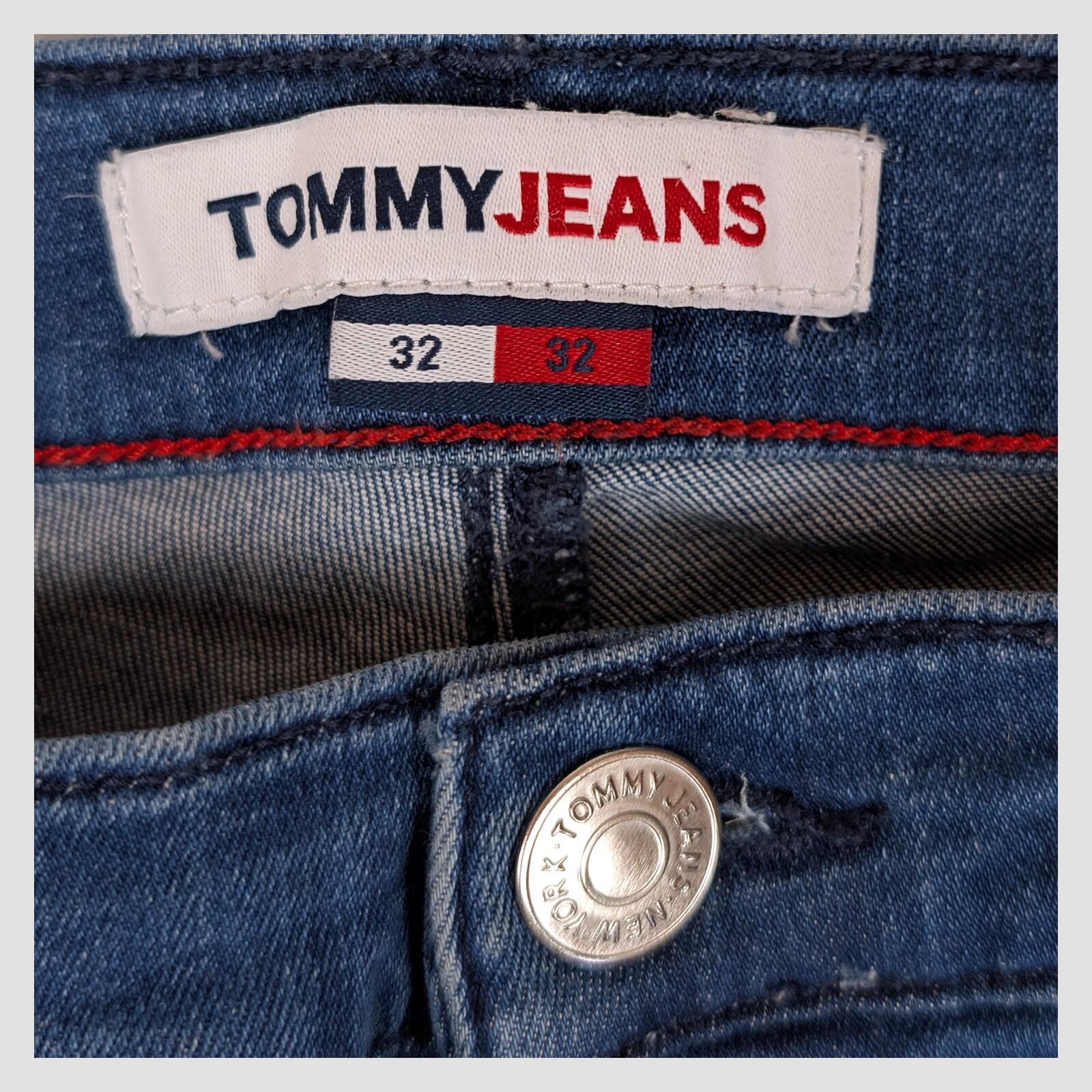 tommy jeans sylvia high rise super skinny womens denim jeans blue w 32 l 32 by Tommy Hilfiger – | RewearableUK