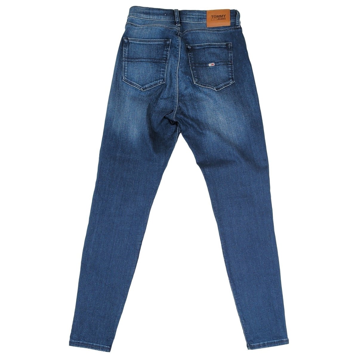 Tommy Jeans Sylvia Women's Blue Jeans W28 L28 High Rise Super Skinny Denim by Tommy Hilfiger – | RewearableUK