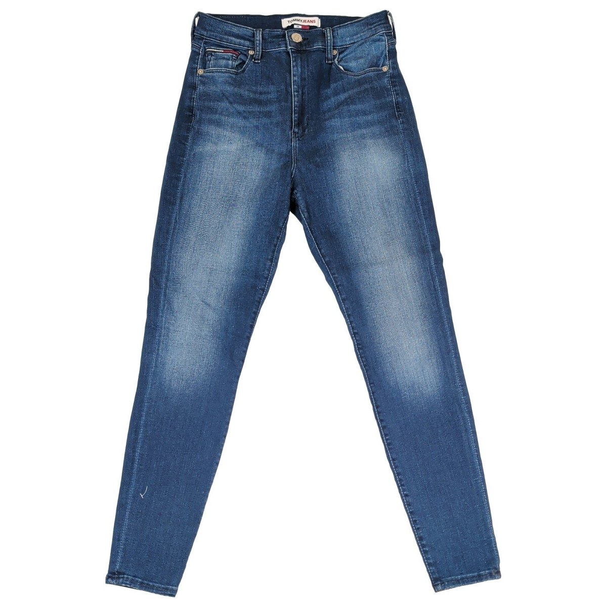 Tommy Jeans Sylvia Women's Blue Jeans W28 L28 High Rise Super Skinny Denim by Tommy Hilfiger – | RewearableUK
