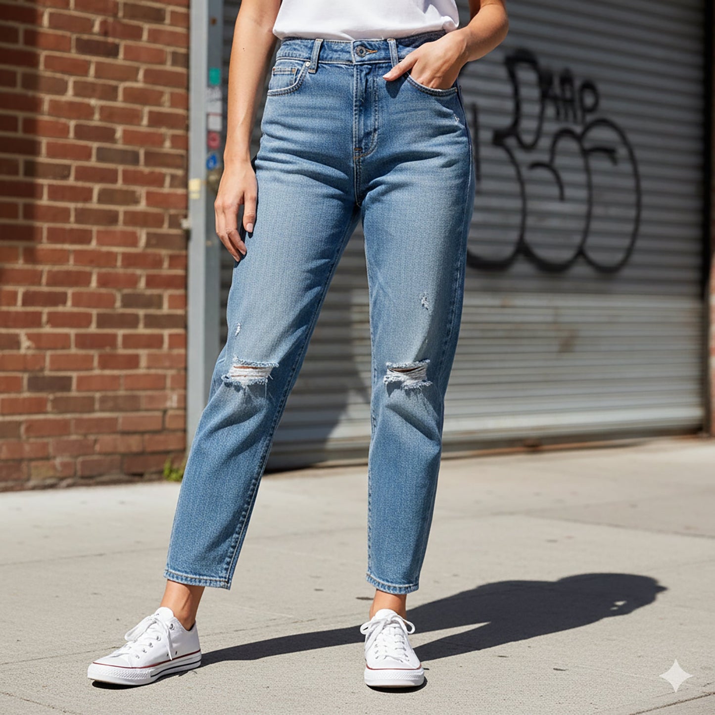 Tommy Jeans Ultra High Rise Mom Jeans Blue | Women's W28 by Tommy Hilfiger – JEANS | RewearableUK