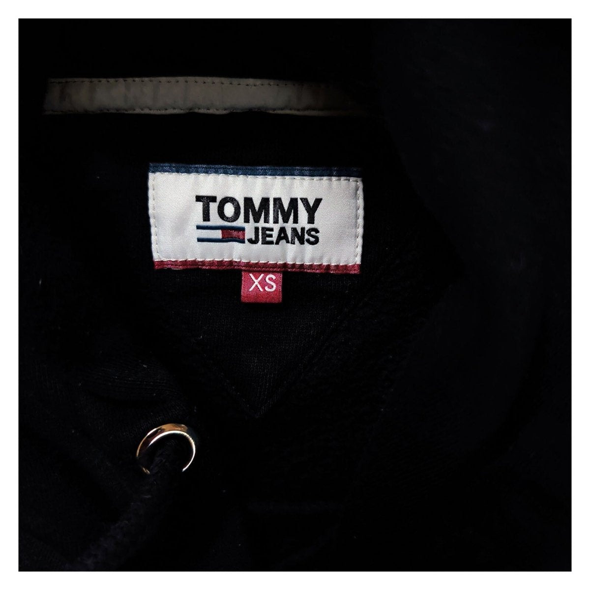 Tommy Jeans Unisex Hoodie XS Black Embroidered Logo – product photo 5 | RewearableUK