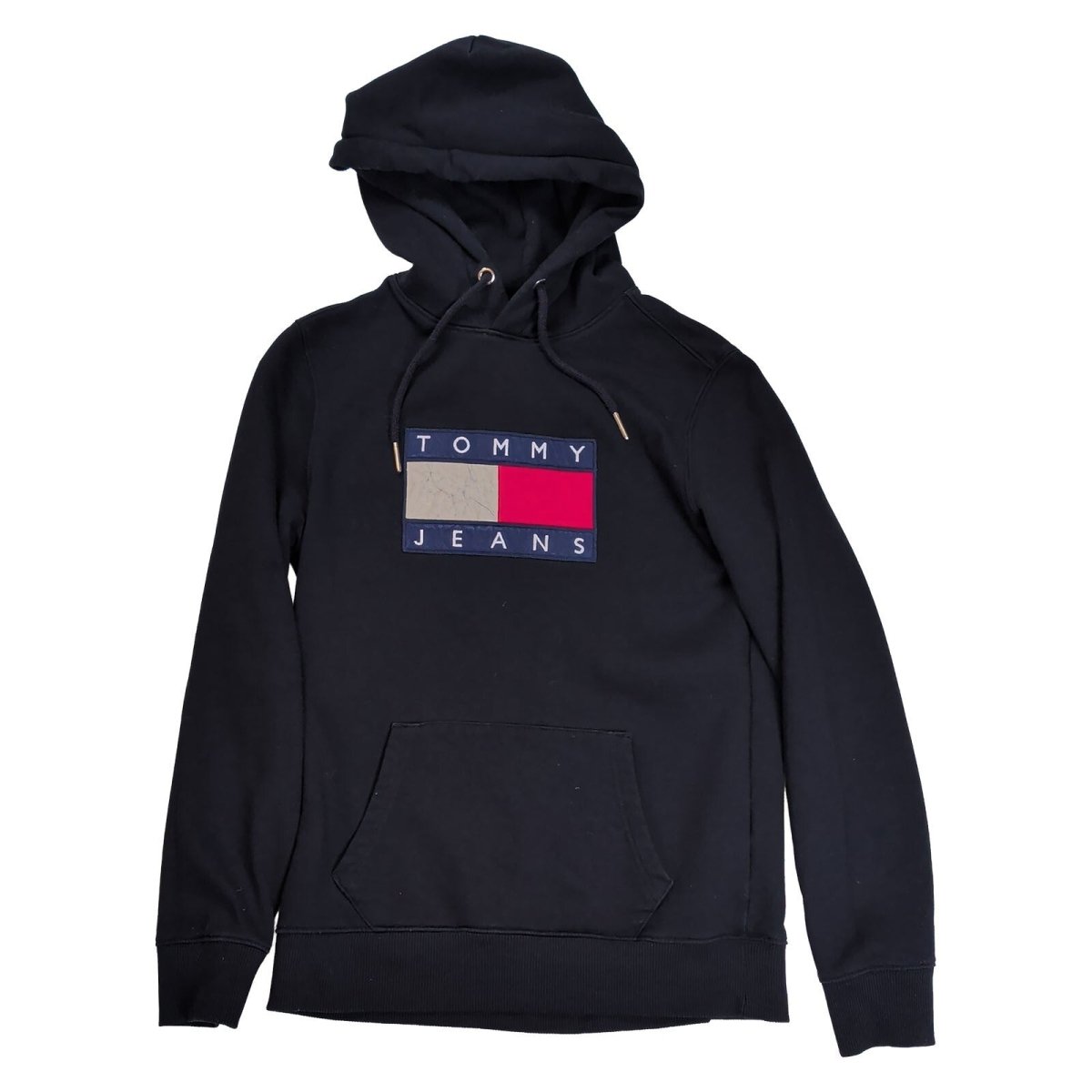Tommy Jeans Unisex Hoodie XS Black Embroidered Logo – product photo 1 | RewearableUK