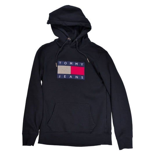Tommy Jeans Unisex Hoodie XS Black Embroidered Logo – product photo 1 | RewearableUK