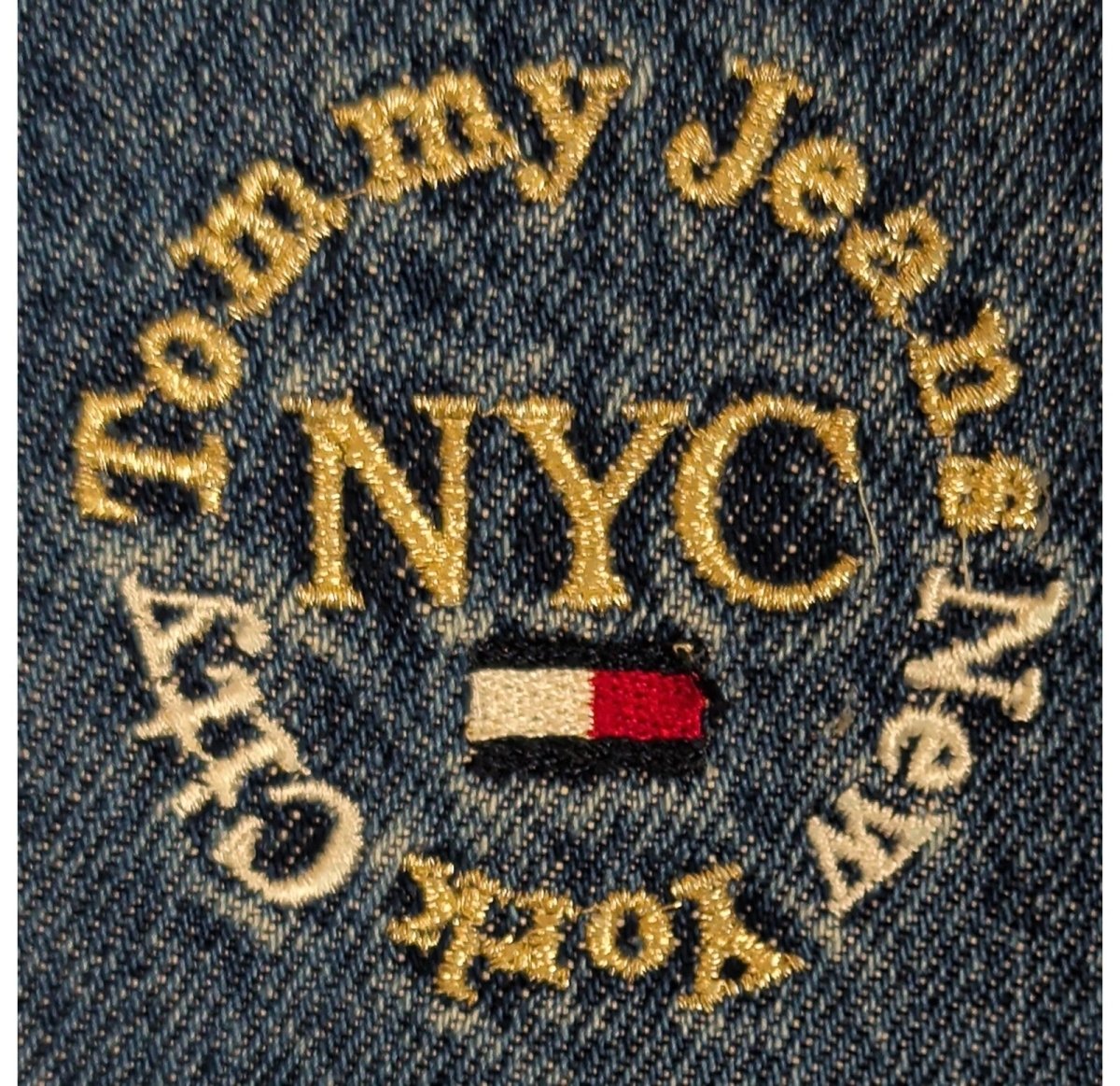Tommy Jeans Women's Blue Mom Jeans W26 L30 Ultra High Rise Tapered NYC by Tommy Hilfiger – | RewearableUK