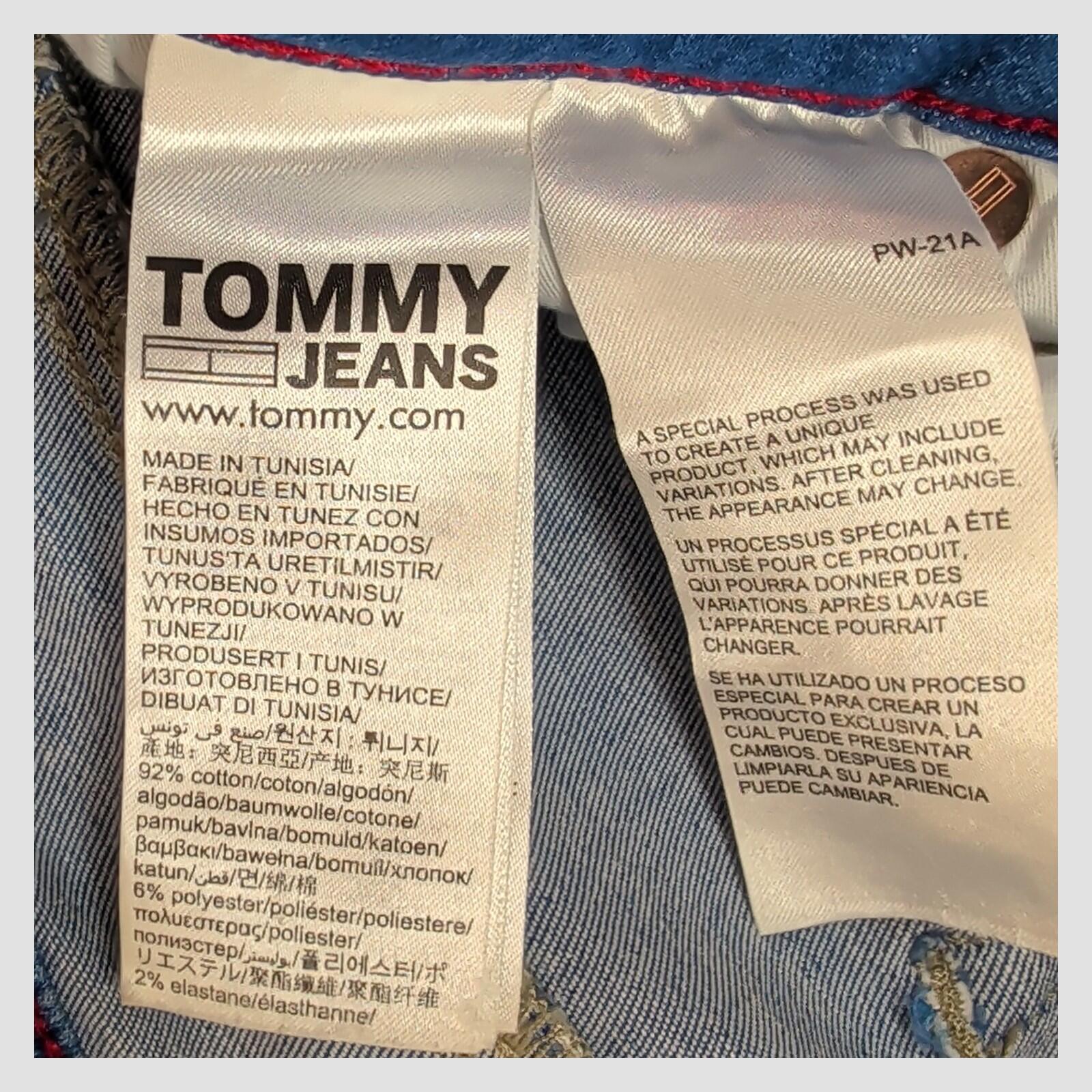 tommy jeans womens blue sylvia high rise super skinny ankle jeans w29 l30 by Tommy Hilfiger – JEANS | RewearableUK
