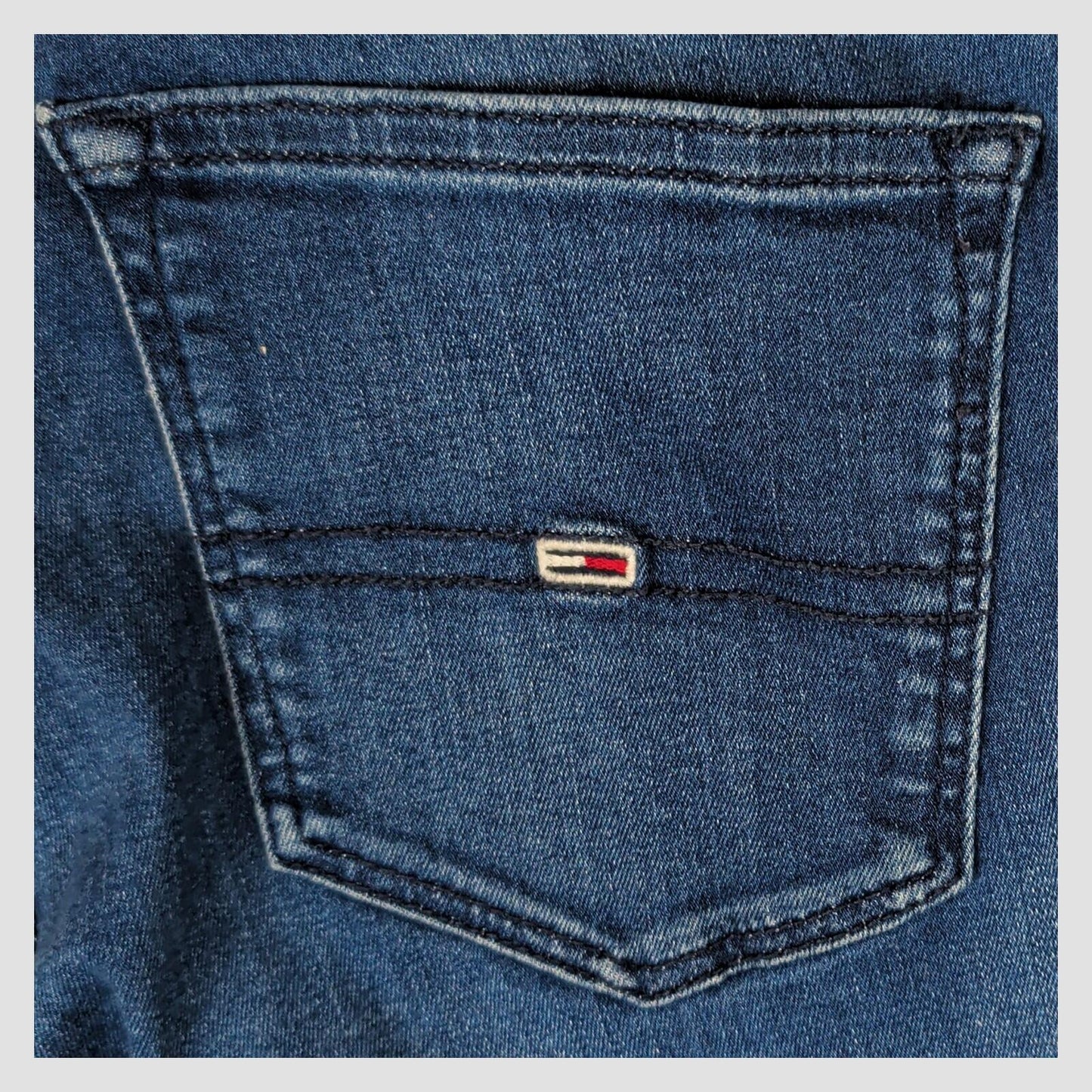 tommy jeans womens dark blue nora mid rise skinny stretch denim jeans w29 l30 by Tommy Hilfiger – JEANS | RewearableUK