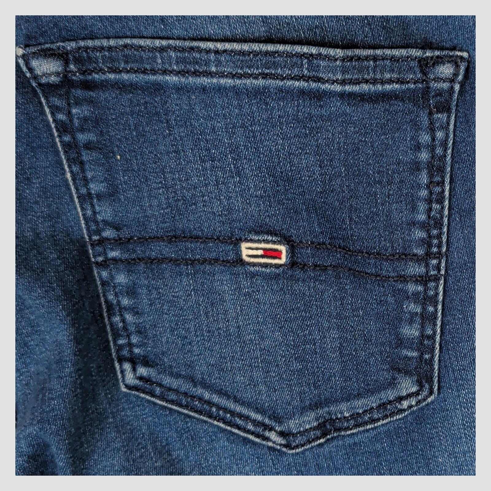 tommy jeans womens dark blue nora mid rise skinny stretch denim jeans w29 l30 by Tommy Hilfiger – JEANS | RewearableUK