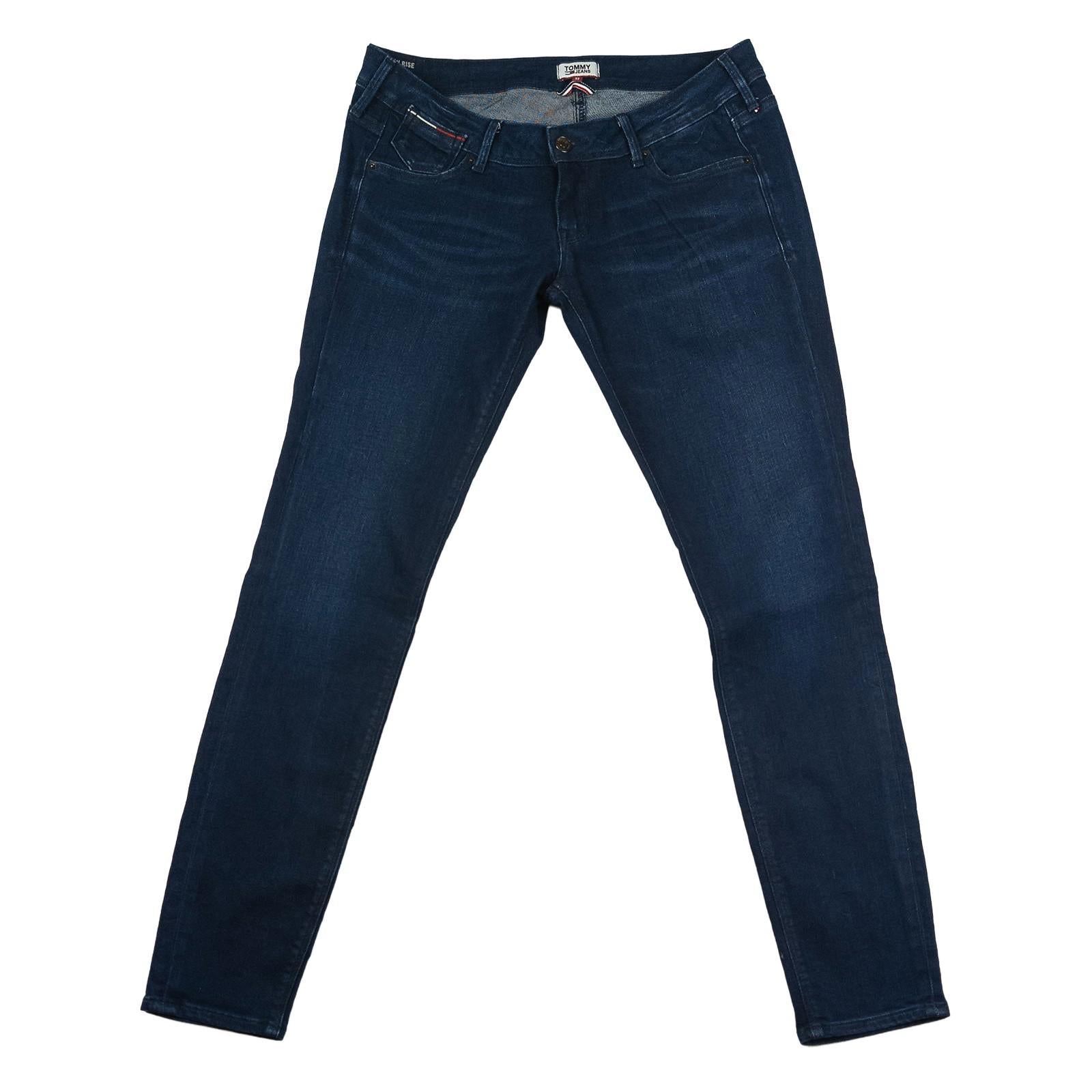 Tommy Jeans Women's Natalie Skinny Jeans W28 L32 Ultra Low Rise Dark Blue Stretc by Tommy Hilfiger – | RewearableUK