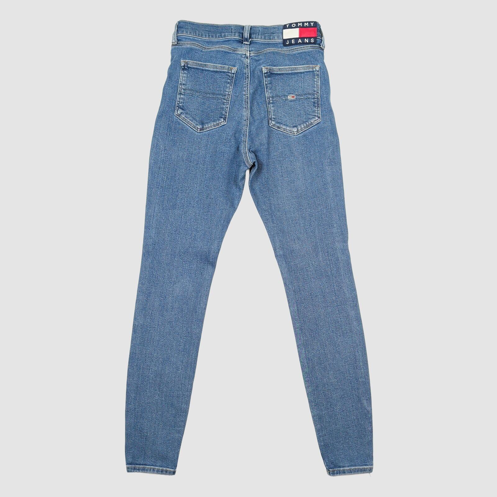 Tommy Jeans Womens Sylvia High Rise Super Skinny Blue Jeans W28 L30 by Tommy Hilfiger – JEANS | RewearableUK