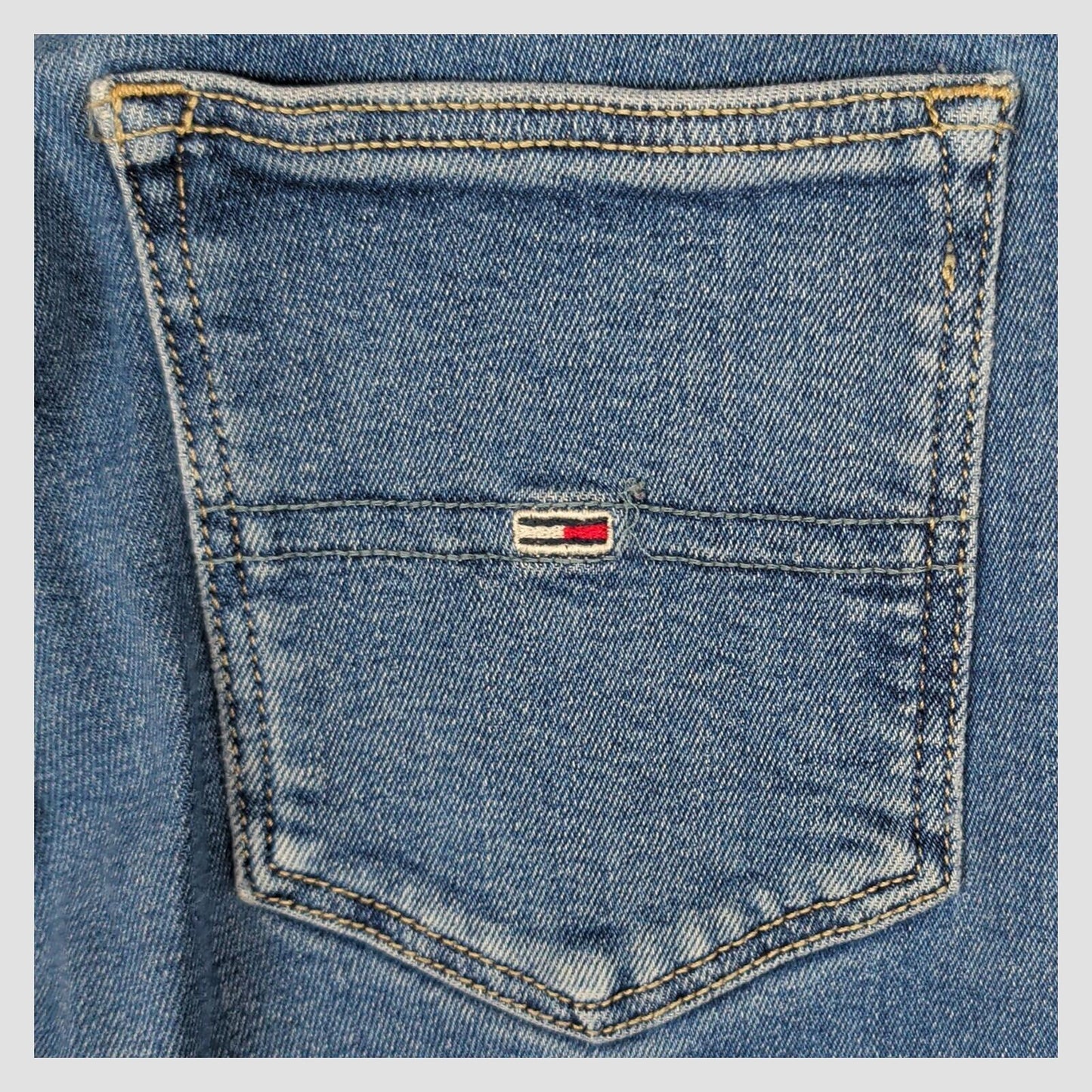 Tommy Jeans Womens Sylvia High Rise Super Skinny Blue Jeans W28 L30 by Tommy Hilfiger – JEANS | RewearableUK