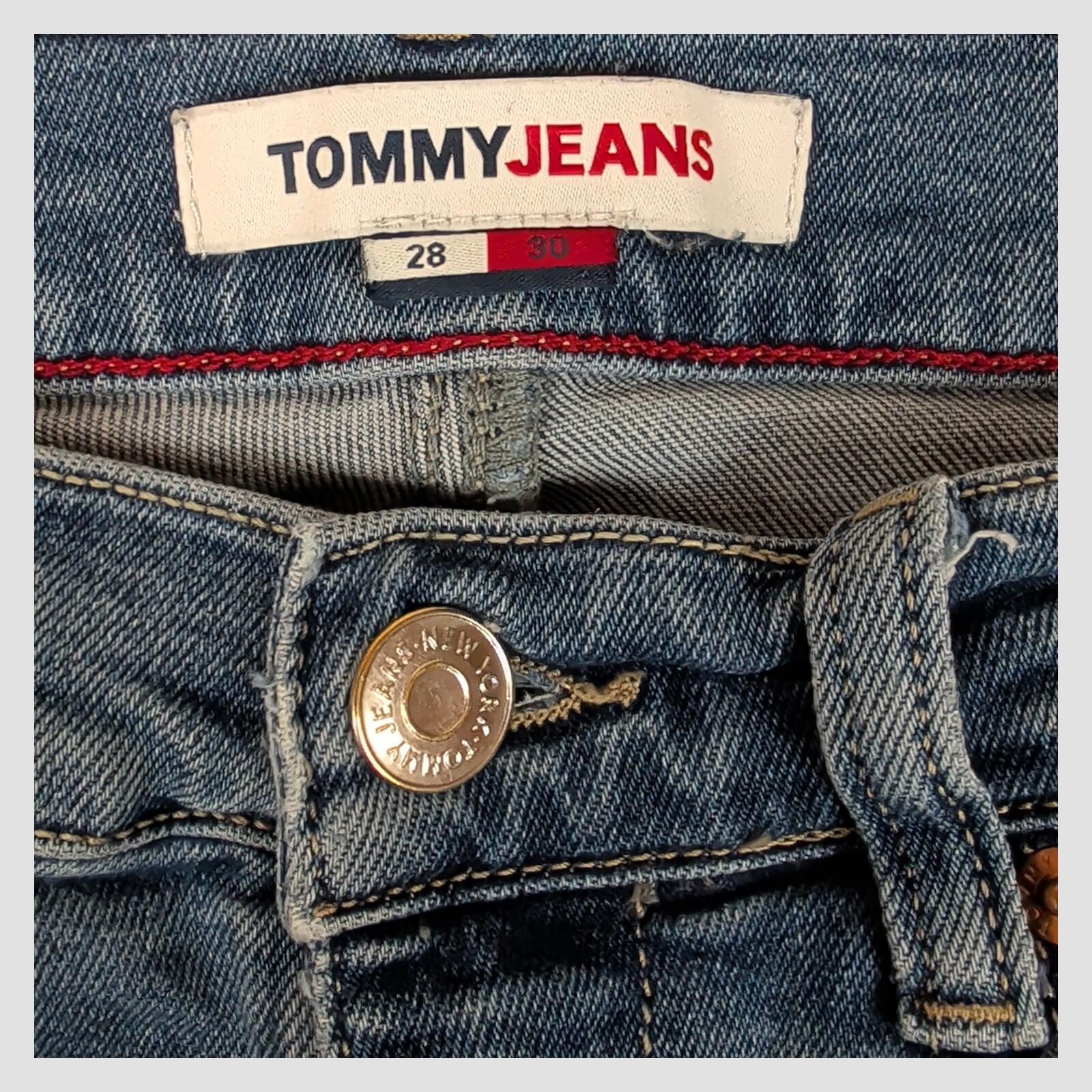 Tommy Jeans Womens Sylvia High Rise Super Skinny Blue Jeans W28 L30 by Tommy Hilfiger – JEANS | RewearableUK