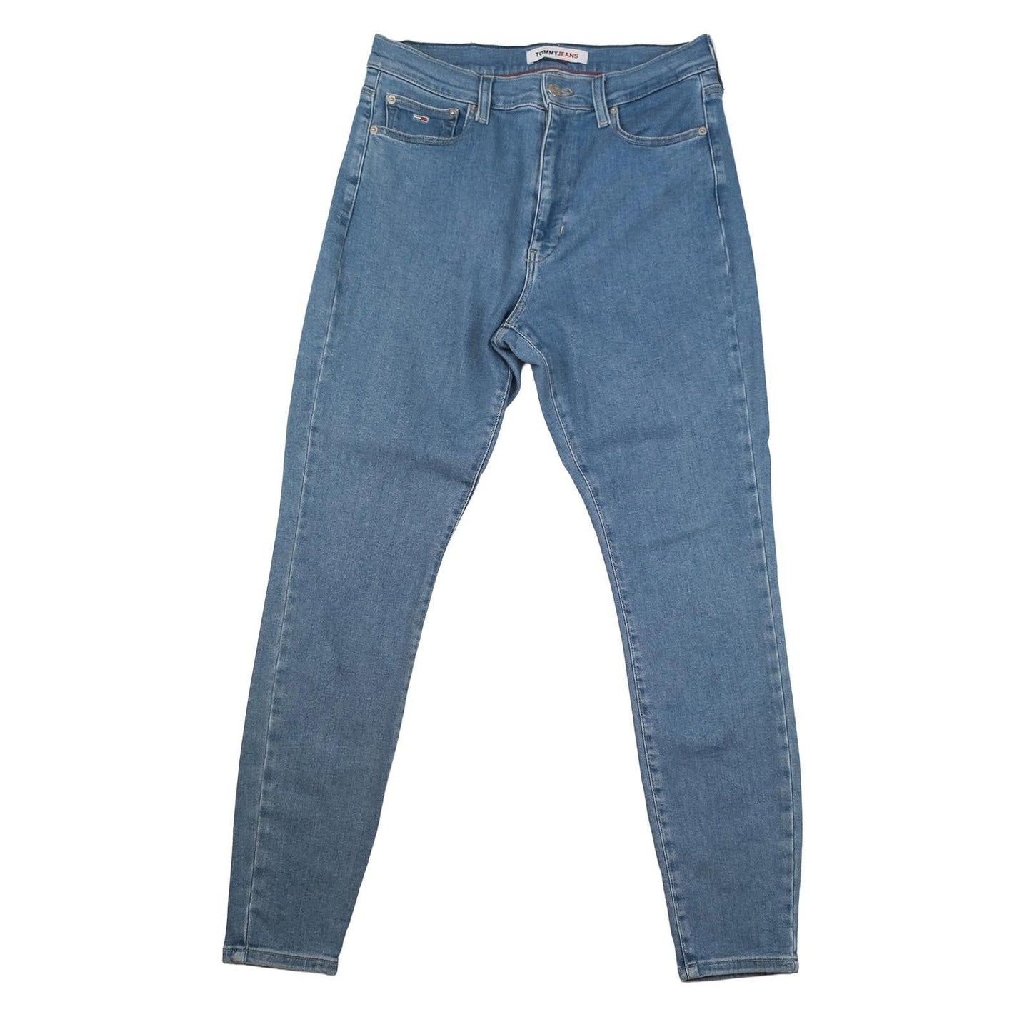 Tommy Jeans Women's Sylvia High Rise Super Skinny W31 L30 Blue Stretch Denim by Tommy Hilfiger – | RewearableUK