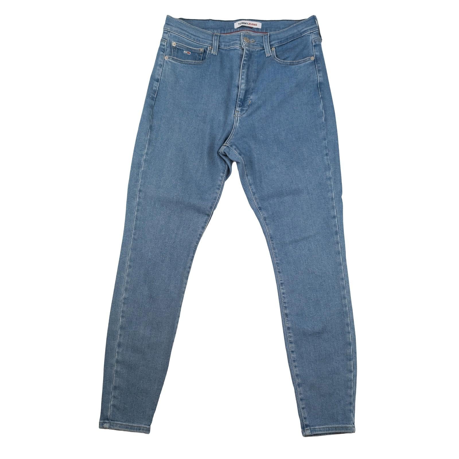 Tommy Jeans Women's Sylvia High Rise Super Skinny W31 L30 Blue Stretch Denim by Tommy Hilfiger – | RewearableUK