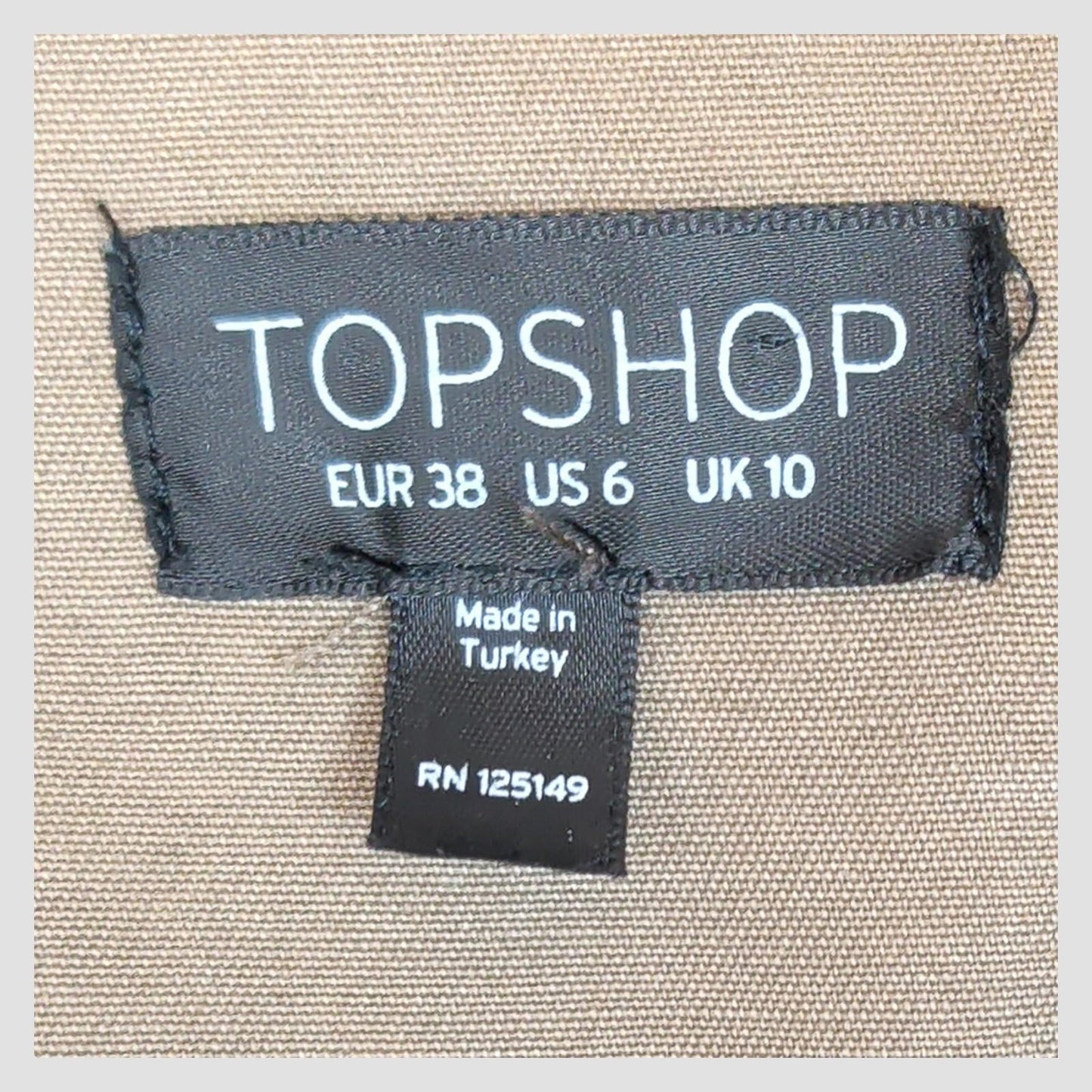 topshop womens camo studded shacket jacket woodland camouflage size uk 10 eu 38 by TopShop – | RewearableUK