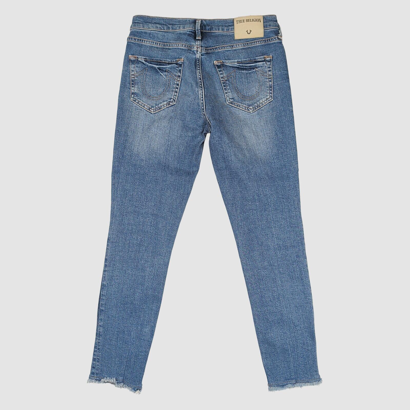 True Religion Halle Super Skinny Jeans Blue Mid Rise Size 28 Womens by True Religion – JEANS | RewearableUK