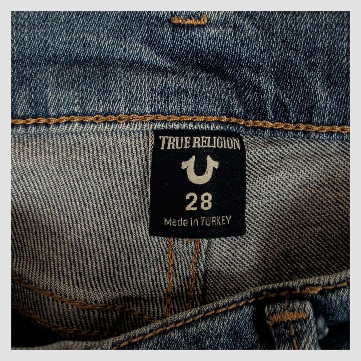 True Religion Halle Super Skinny Jeans Blue Mid Rise Size 28 Womens by True Religion – JEANS | RewearableUK