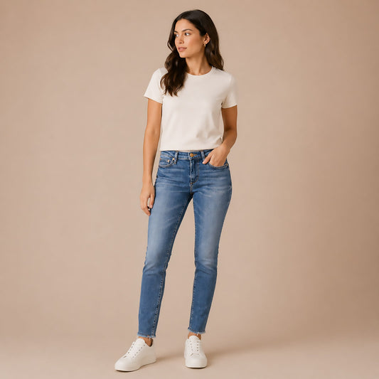 True Religion Halle Super Skinny Jeans Blue Mid Rise Size 28 Womens by True Religion – JEANS | RewearableUK