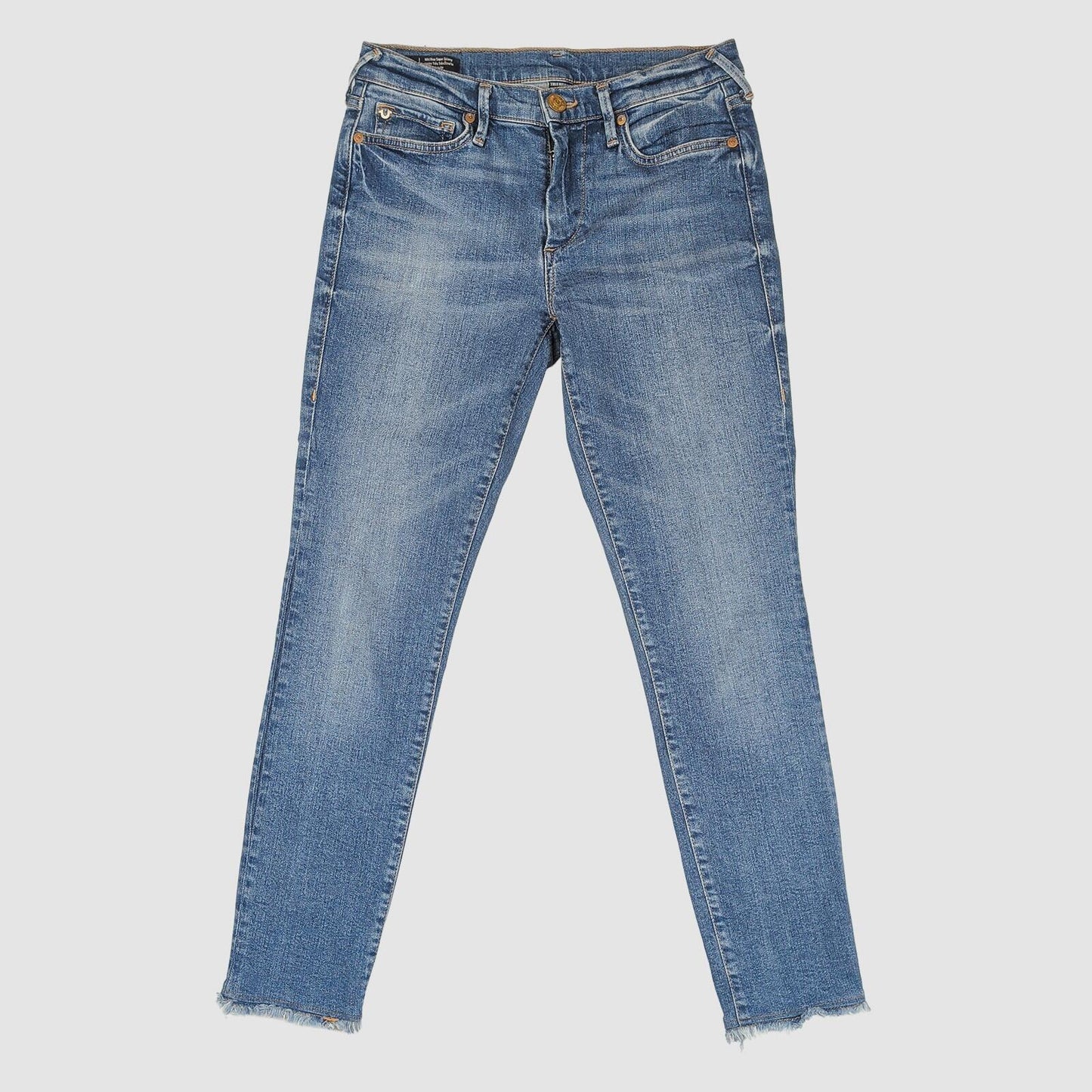 True Religion Halle Super Skinny Jeans Blue Mid Rise Size 28 Womens by True Religion – JEANS | RewearableUK