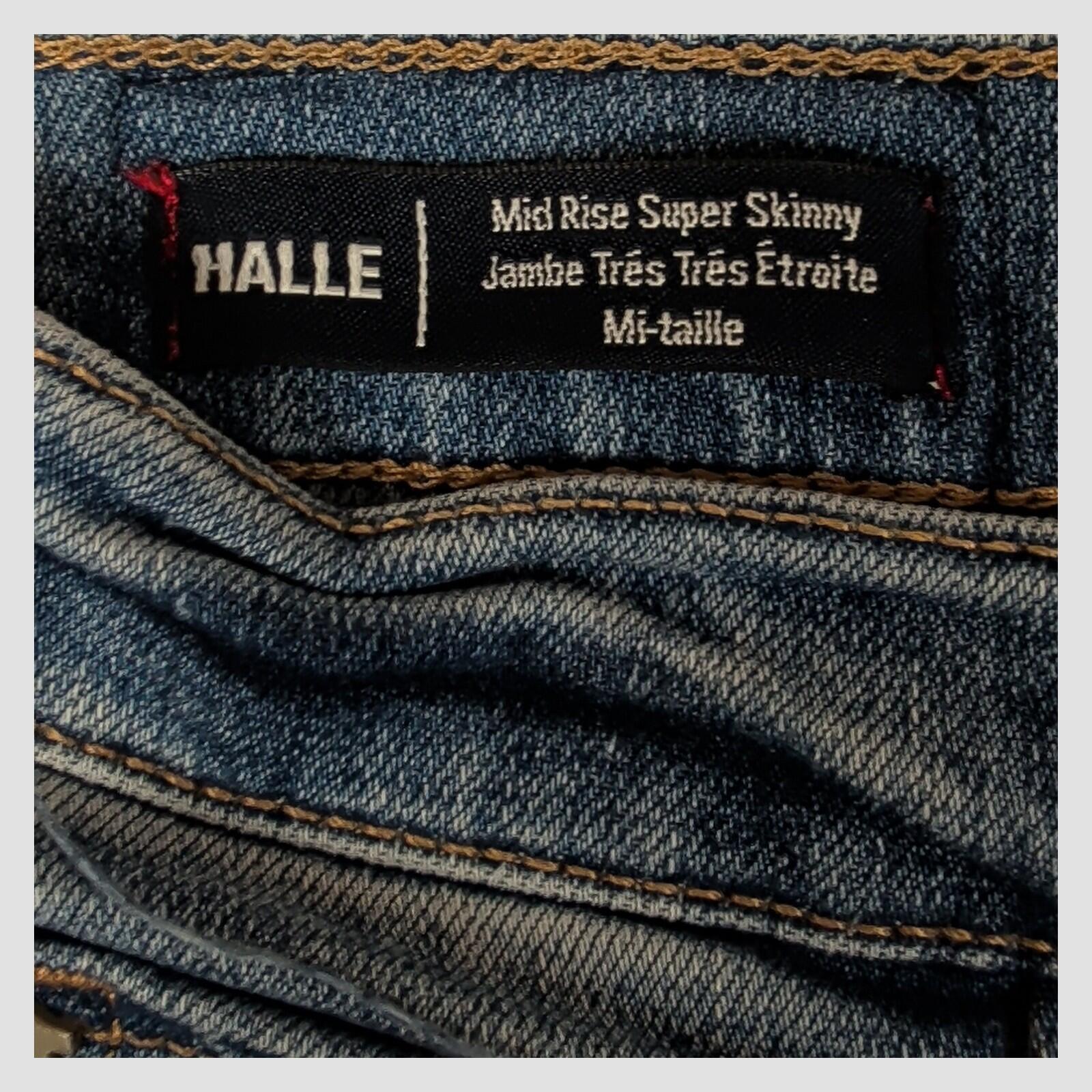 True Religion Halle Super Skinny Jeans Blue Mid Rise Size 28 Womens by True Religion – JEANS | RewearableUK