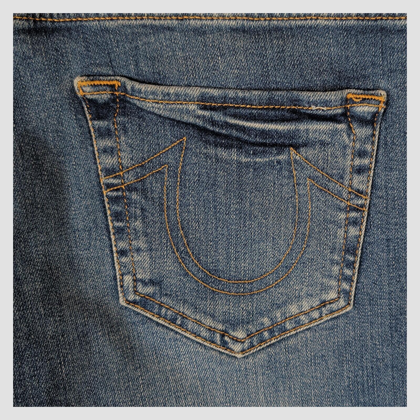 True Religion Halle Super Skinny Jeans Blue Mid Rise Size 28 Womens by True Religion – JEANS | RewearableUK