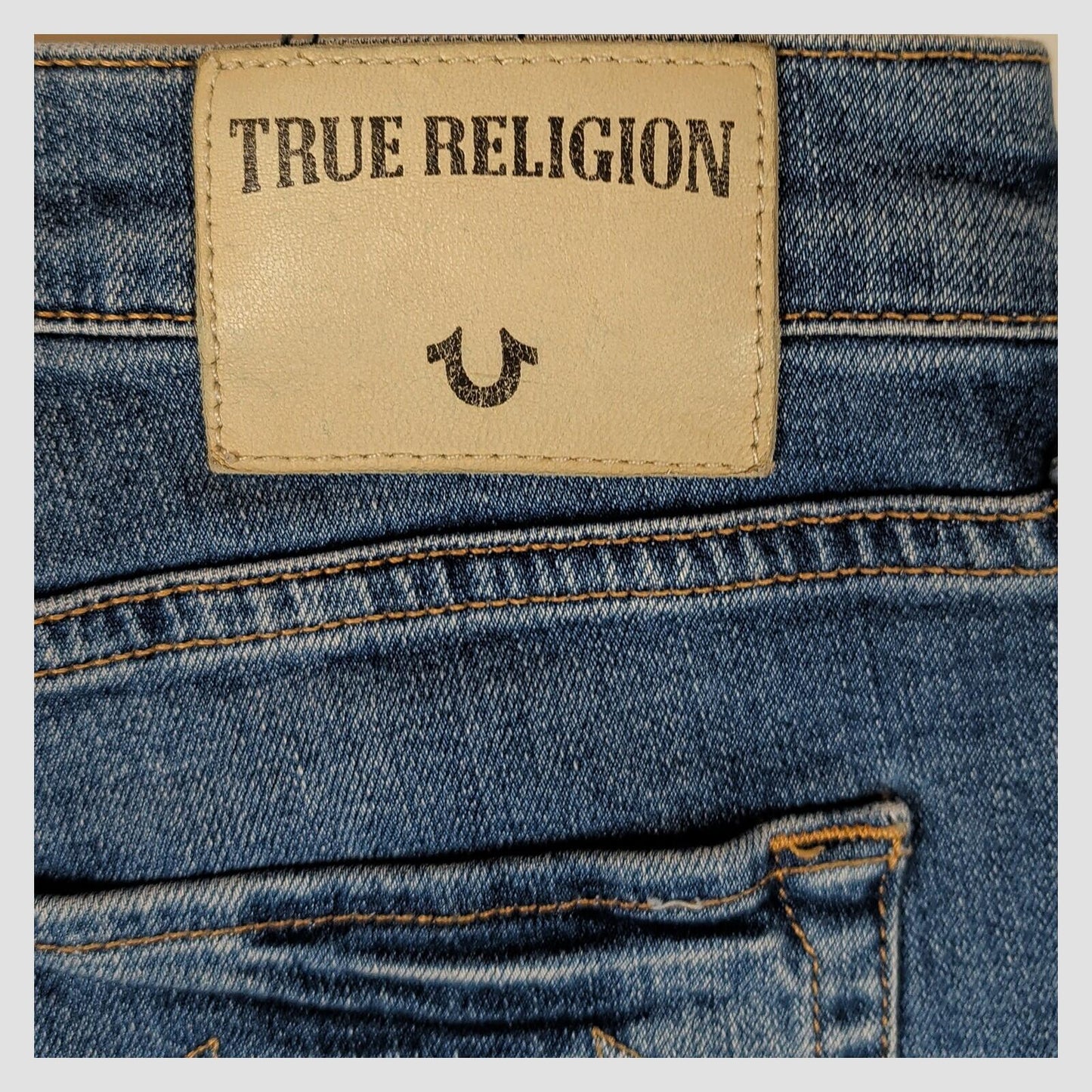 True Religion Halle Super Skinny Jeans Blue Mid Rise Size 28 Womens by True Religion – JEANS | RewearableUK
