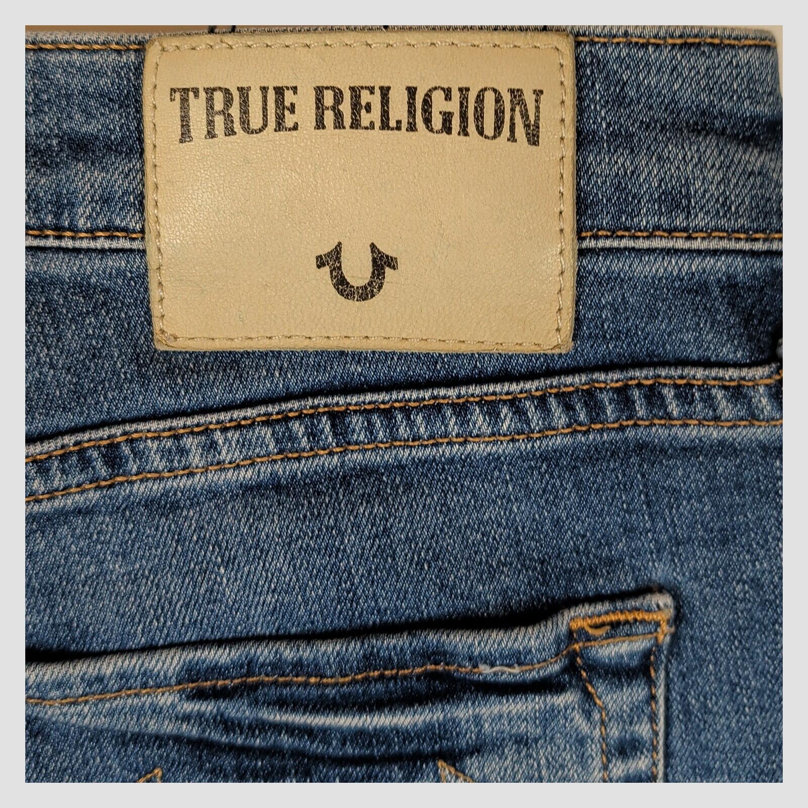 True Religion Halle Super Skinny Jeans Blue Mid Rise Size 28 Womens by True Religion – JEANS | RewearableUK