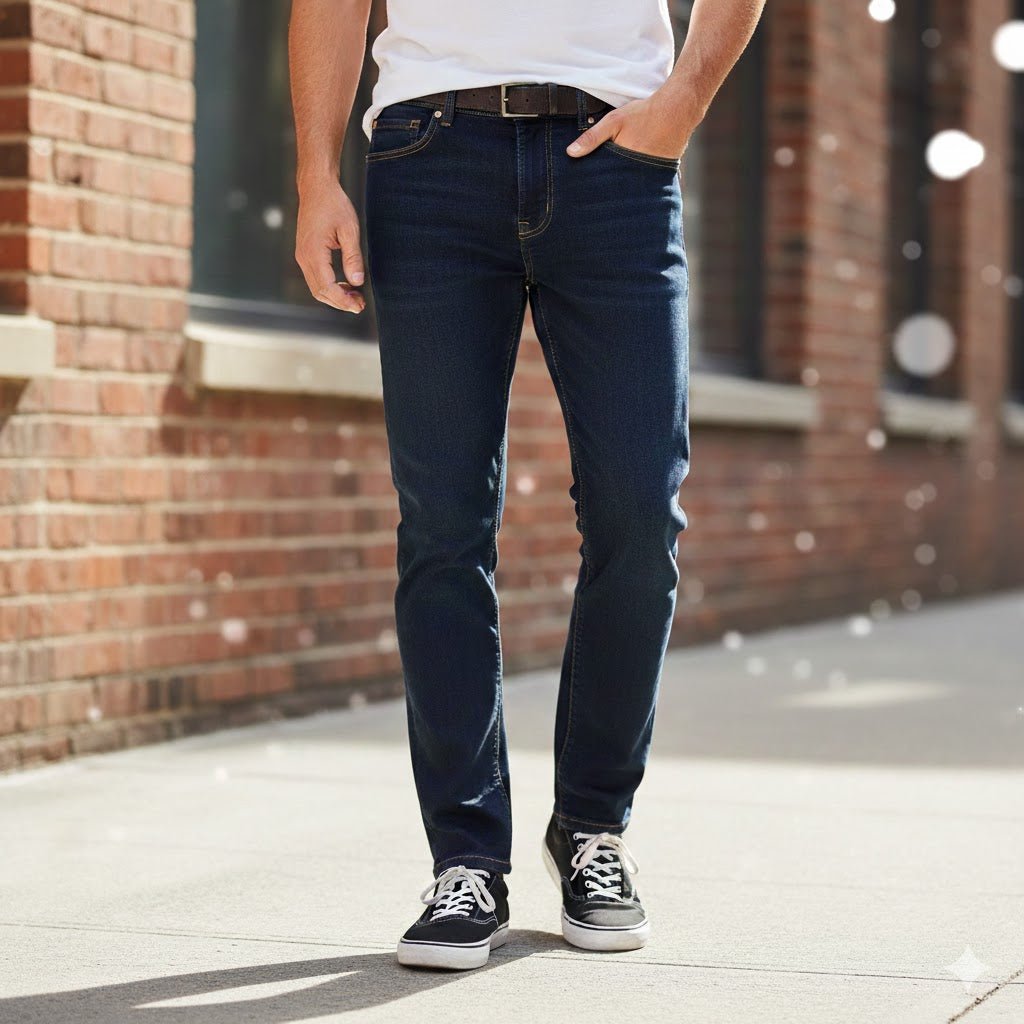 True Religion Rocco Mens Relaxed Skinny Jeans Size W28 Blue Denim Casual Fit by True Religion – JEANS | RewearableUK