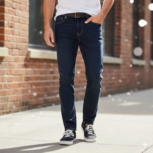 True Religion Rocco Mens Relaxed Skinny Jeans Size W28 Blue Denim Casual Fit by True Religion – JEANS | RewearableUK