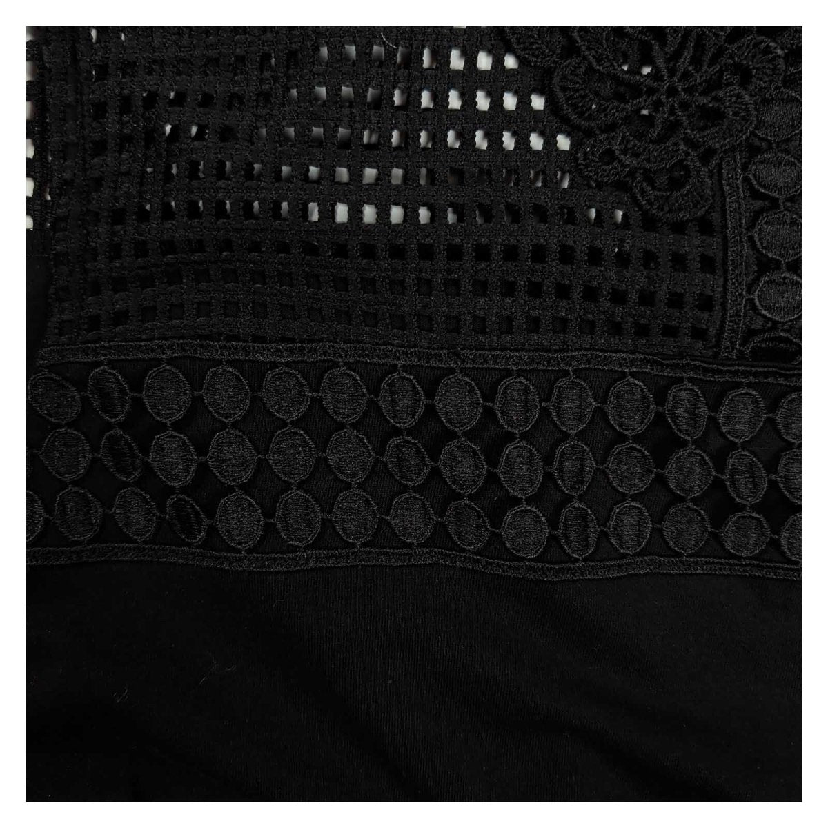 TU Women's Lace Tunic Top UK 14 Black Sleeveless – Blouse product photo 3 | RewearableUK