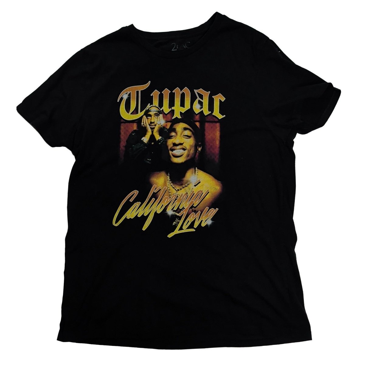 Tupac Shakur California Love Men's T-Shirt XL Black Bravado 2Pac Hip Hop Rap – product photo 1 | RewearableUK